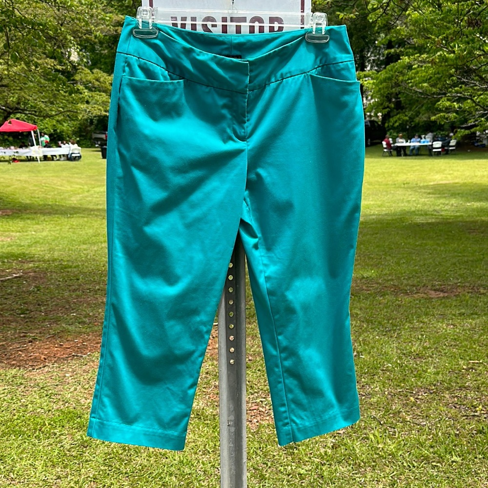 Worthington modern fit blue capri pants. Size 10